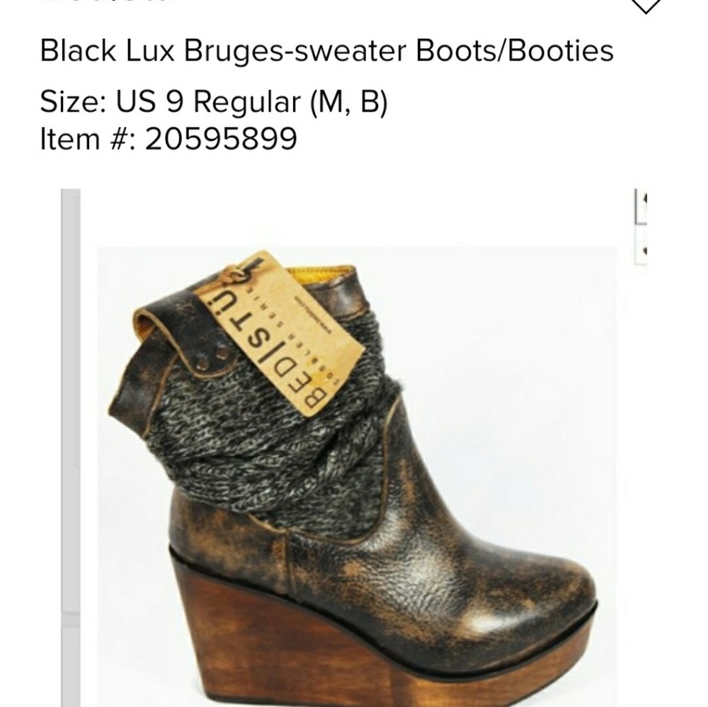 BedStu sweater booties